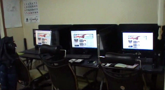 이씨 일당이 운영한 제주시 삼도2동 모 오피스텔 내부.