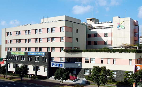 한국병원 전경.