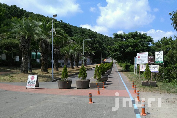 장기미집행 도시계획시설 중 한 곳인 제주시 사라봉공원. 제주시에 따르면 사라봉공원의 토지보상금으로 5년간 235억원이 투입될 것으로 보인다.